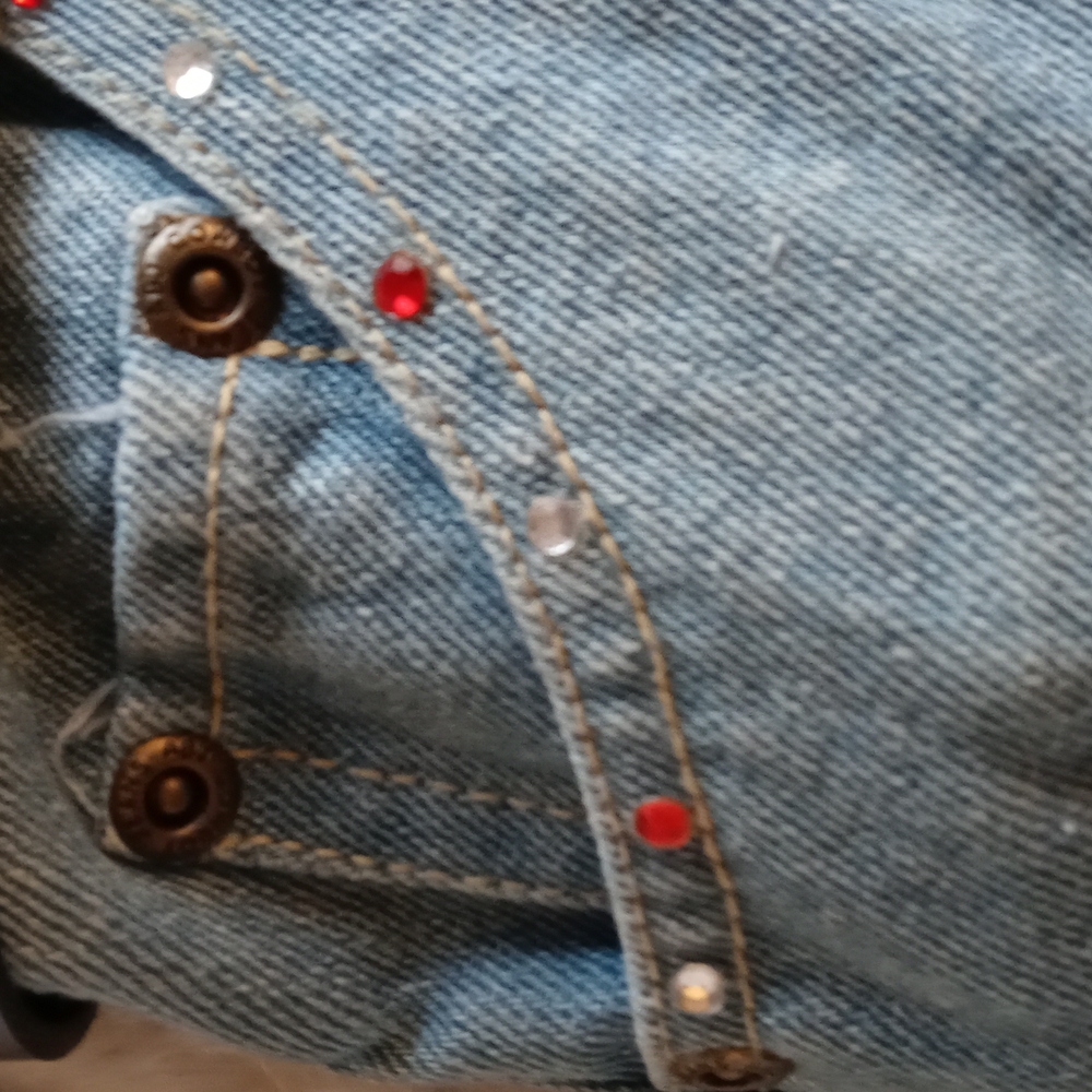 ABJ JEANS Jean Denim Purse with Belt - Picture 8 of 10